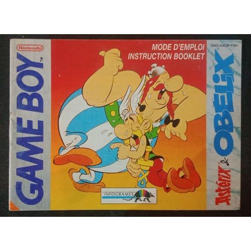 Astérix Et Obélix - Notice Officielle - Gameboy
