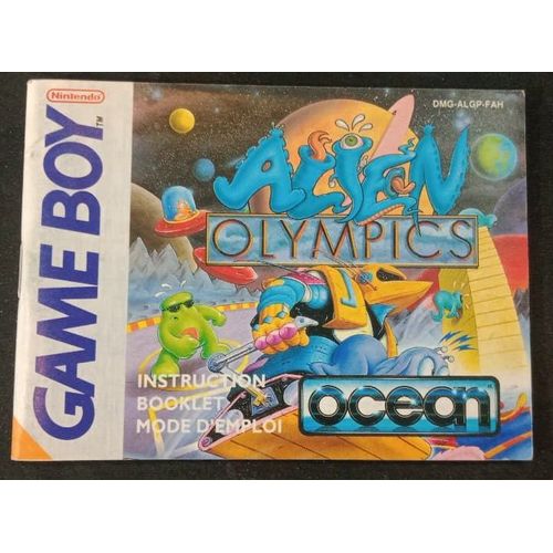 Alien Olympics - Notice Officielle - Gameboy