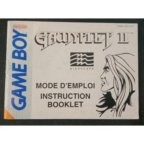 Gauntlet 2 - Notice Officielle - Gameboy