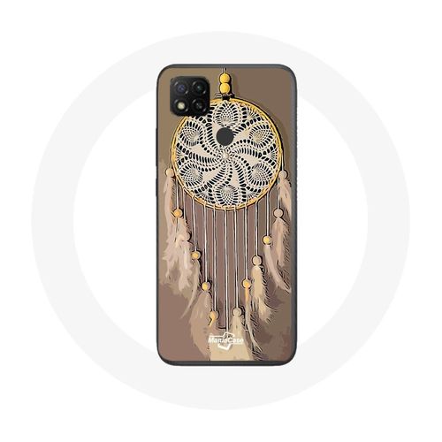 Coque Xiaomi Redmi 9c Attrape Rêve Marron Capteur De Rêves