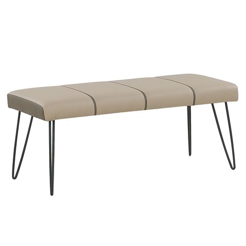 Bout De Lit En Cuir Pu Beige Betin