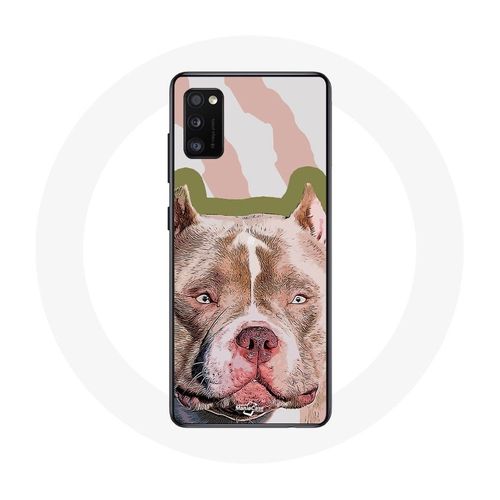 Coque Samsung Galaxy A41 Chien De Pitbull Marron