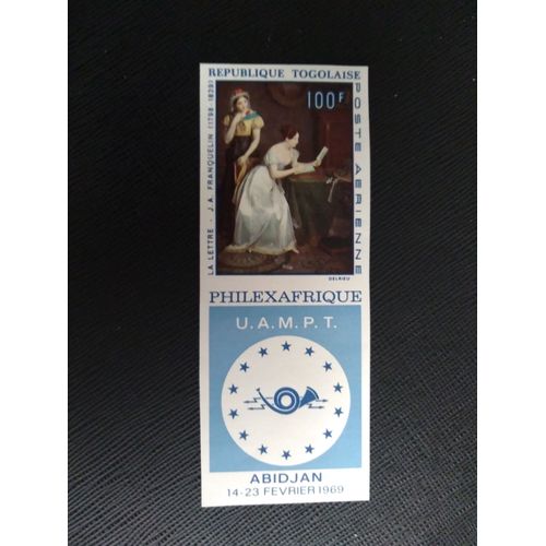 Timbre Togo Yt Pa 99 Philexafrique 1969 Non Dentelé 1968 ( 060306 )