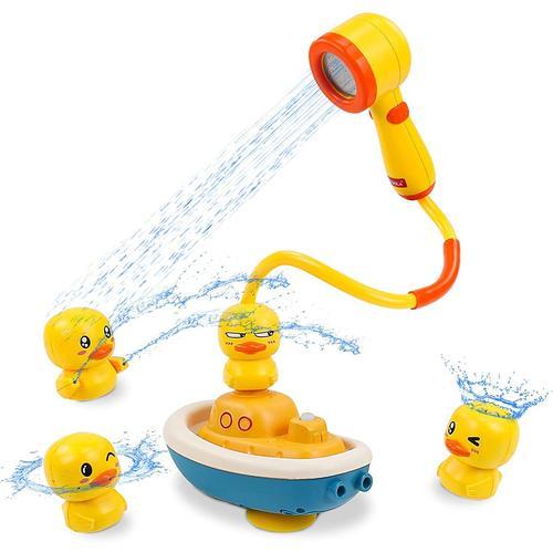 Jouets De Bain Bébé Jeux De Bain Douchette Canards Jeux Baignoire Bébé Interactif Cadeau Noel Fille Garcon Jouet Enfant 3 4 5 6 Ans