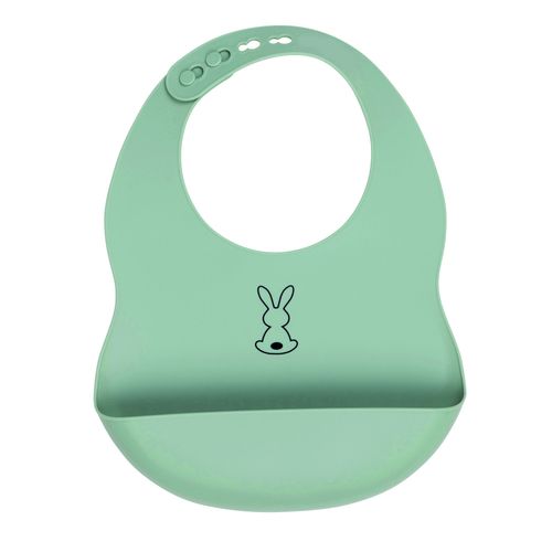 Bavoir En Silicone Vert - Nattou