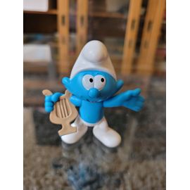 Jouet Figurine Les Schtroumpfs - Schtroumpf À La Harpe - Collection Mac Donalds Happy Meal