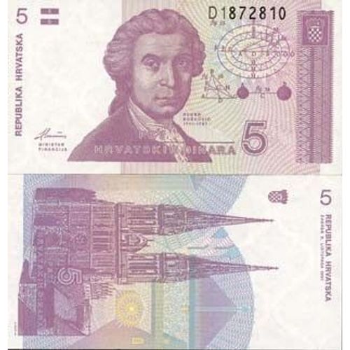 Billets Collection Croatie Pk N° 17 - 5 Dinars
