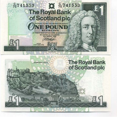 Billet De Collection Ecosse Pk N° 351 - 1 Livre