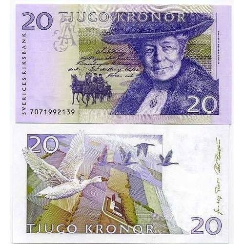 Billets Banque Suede Pk N° 63 - 20 Kronor