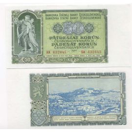 Billet De Collection Tchecoslovaquie Pk N° 85 - 50 Korun