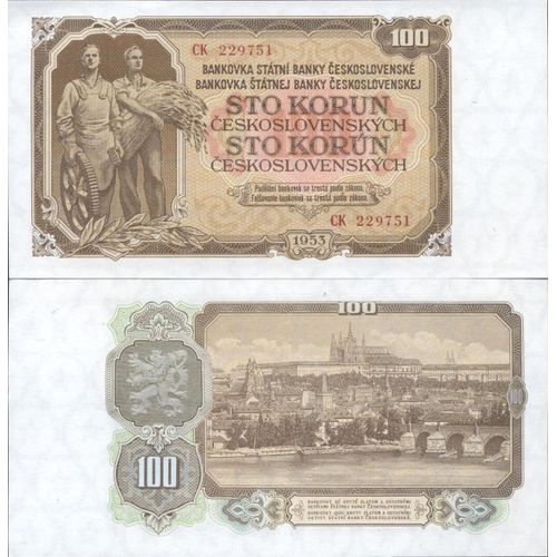 Billets De Collection Tchecoslovaquie Pk N° 86a - 100 Korun