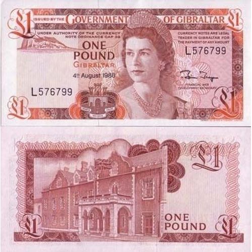 Billets Banque Gibraltar Pk N° 20 - 1 Pound