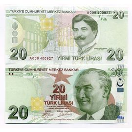 Billet De Collection Turquie Pk N° 224 - 20 Lira
