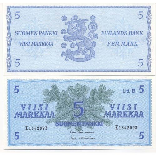 Finlande - Pk N° 106a - Billet De Banque De 5 Markka