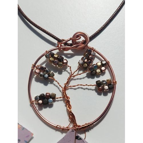 Bijou Arbre De Vie- Artisanal-Perles Miyuki