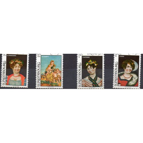 Luxembourg Timbres Tableaux Religieux 1979