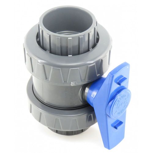 Jardiboutique Lot de 2 vannes, ? 63 mm, vanne PVC pour piscine - Gamme version 2020
