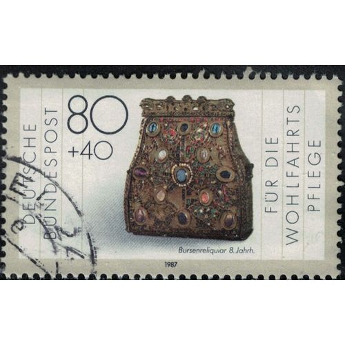 Allemagne 1987 Oblitéré Used Bursenreliquiar Bourse À Reliques Reliquaire Y&t De 1174 Su