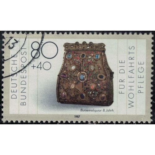 Allemagne 1987 Oblitéré Used Bursenreliquiar Bourse À Reliques Reliquaire Y&t De 1174 Su