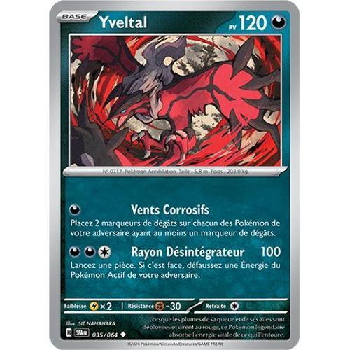 Carte Pokémon - Yveltal - 035/064 - Fable Nébuleuse