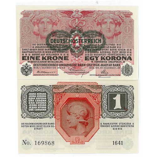 Billets Collection Autriche Pk N° 49 - 1 Kronen