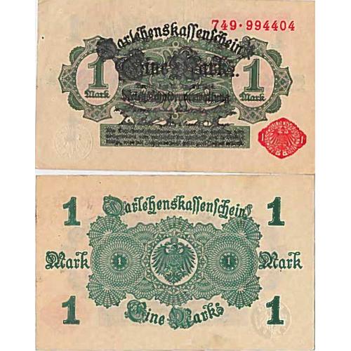 Billet De Banque Collection Allemagne - Pk N° 51 - 1 Mark