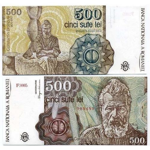 Billet De Collection Roumanie Pk N° 98 - 500 Lei