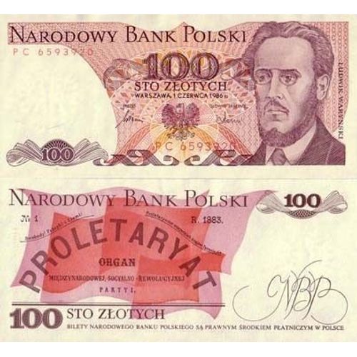 Billets Collection Pologne Pk N° 143 - 100 Zlotych