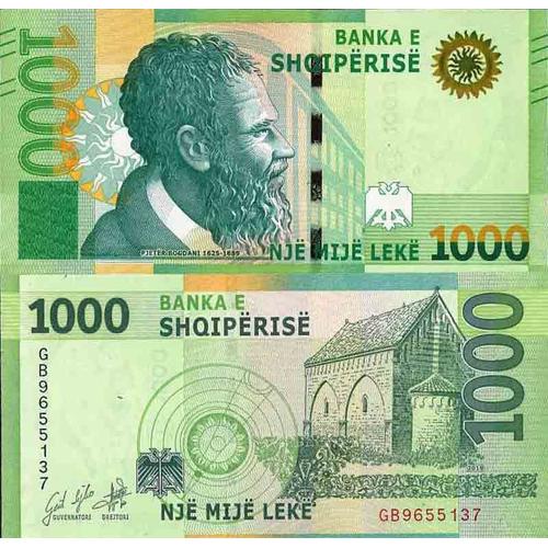 Billet De Banque Collection Albanie - Pk N° 999 - 1000 Leke