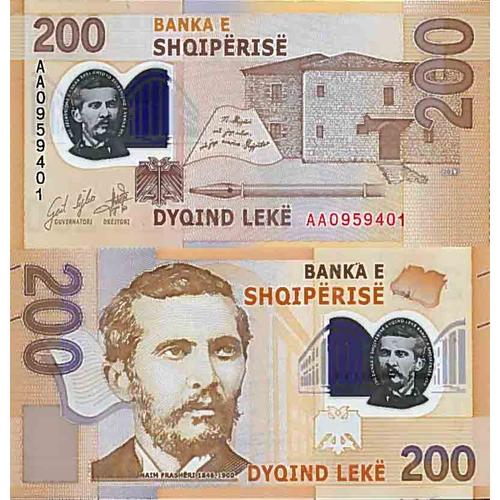 Billet De Banque Collection Albanie - Pk N° 999 - 200 Leke