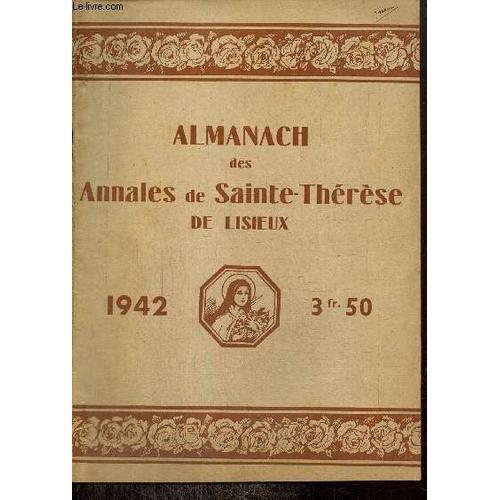 Almanach Des Annales De Sainte-Thérèse De Lisieux - 1942