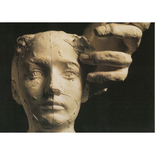 Carte Postale Auguste Rodin Tête De Camille Claudel Et Main Gauche De Pierre De Wissant
