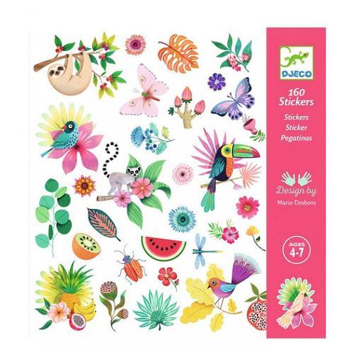 Stickers Papier Paradise 160 Pieces