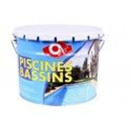 Peinture spécial piscine bassin extérieur blanc satin 10L OXI embellir rénover