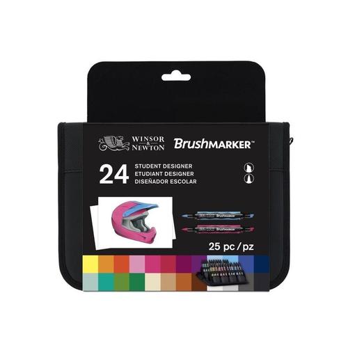 Trousse Promarker Brush - 24 Couleurs - Winsor Et Newton