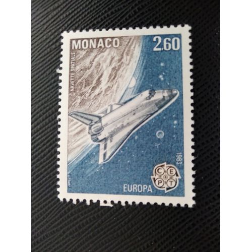Timbre Monaco Yt 1366 Navette Spatiale 1983 ( 070306 )
