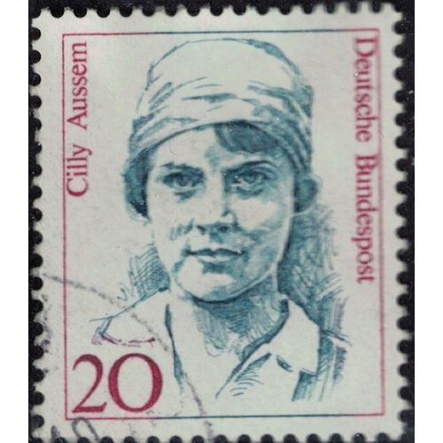 Allemagne 1988 Oblitéré Used Cilly Aussem Joueuse De Tennis Y&t De 1192 Su