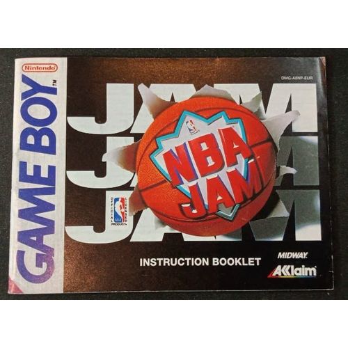 Nba Jam - Notice Officielle - Gameboy