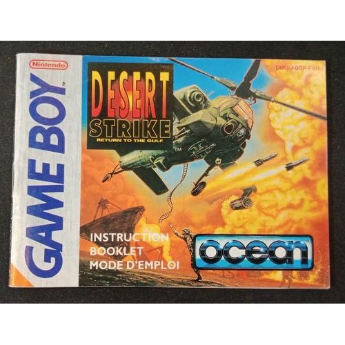 Desert Strike Return To The Golf - Notice Officielle - Gameboy