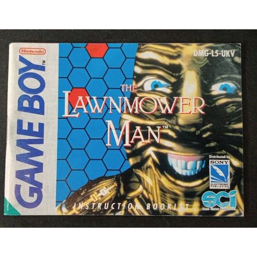 Le Cobaye - The Lawnmower Man - Notice Officielle - Gameboy