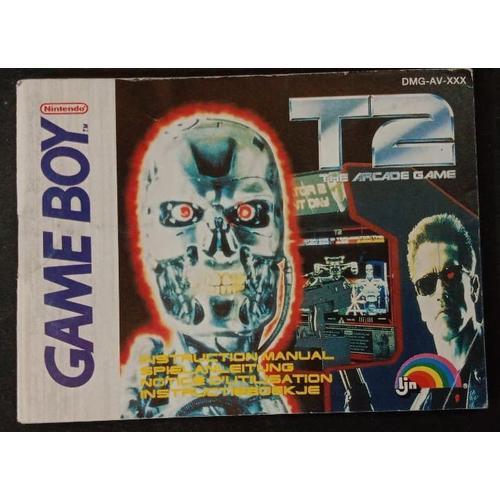 Terminator 2 -T2 The Arcade Game - Notice Officielle - Gameboy