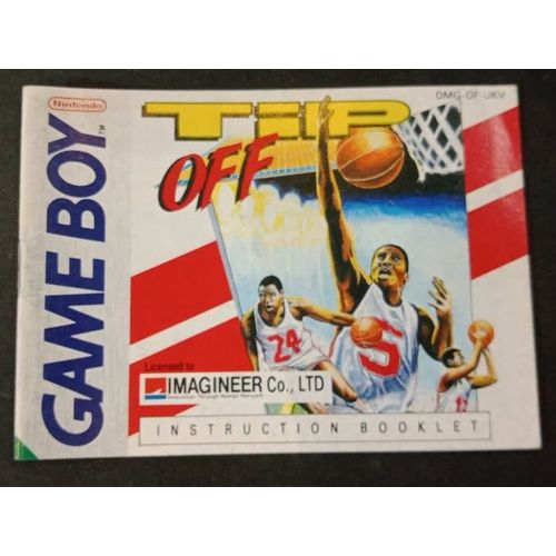 Tip Off - Notice Officielle - Gameboy