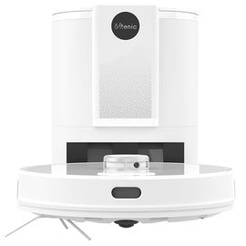 Ultenic T10 Aspirateur robot avec station de vidage automatique 3000pa Aspirateur et vadrouille 2 en 1 Navigation LDS Auto Carpet Boost 280 minutes d'autonomie - Blanc