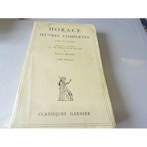 Oeuvres Complètes. Tome Premier
