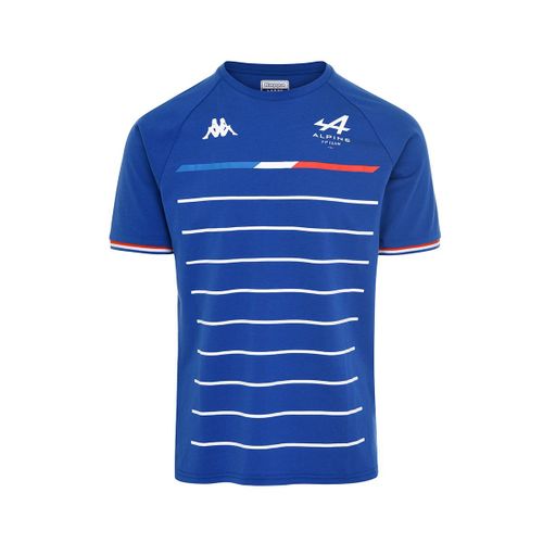 T-Shirt Enfant Kappa Arglan Esteban Ocon Bwt Alpine F1 Team Officiel Formule 1