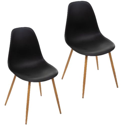 Lot De 4 Chaises Design Scandinave Taho - Noir