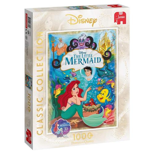 Jumbo Disney Classic Collection La Petite Sirène Affiche De Film 1000 Pièces Puzzle