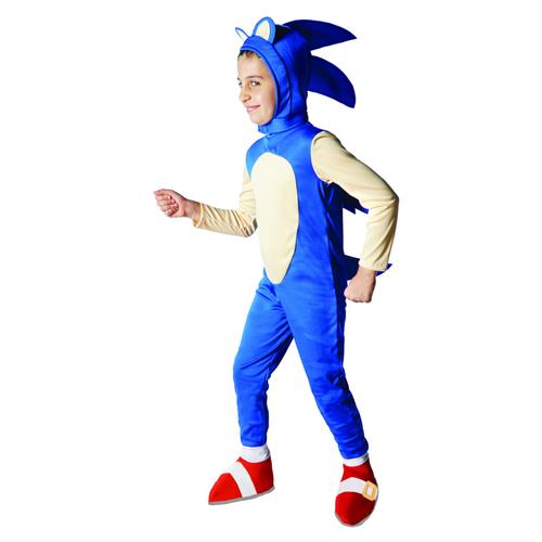 Déguisement Sonic Le Hérisson Enfant - Taille: 5 À 7 Ans