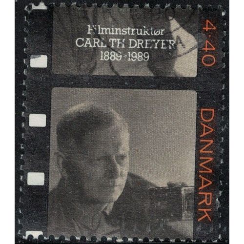 Danemark 1989 Used Cinéma Carl Theodor Dreyer Réalisateur Danois Y&t Dk 962 Su