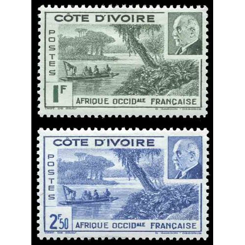 Timbre Collection Côte D'ivoire N° Yvert Et Tellier 169/170 Neuf Sans Charnière
